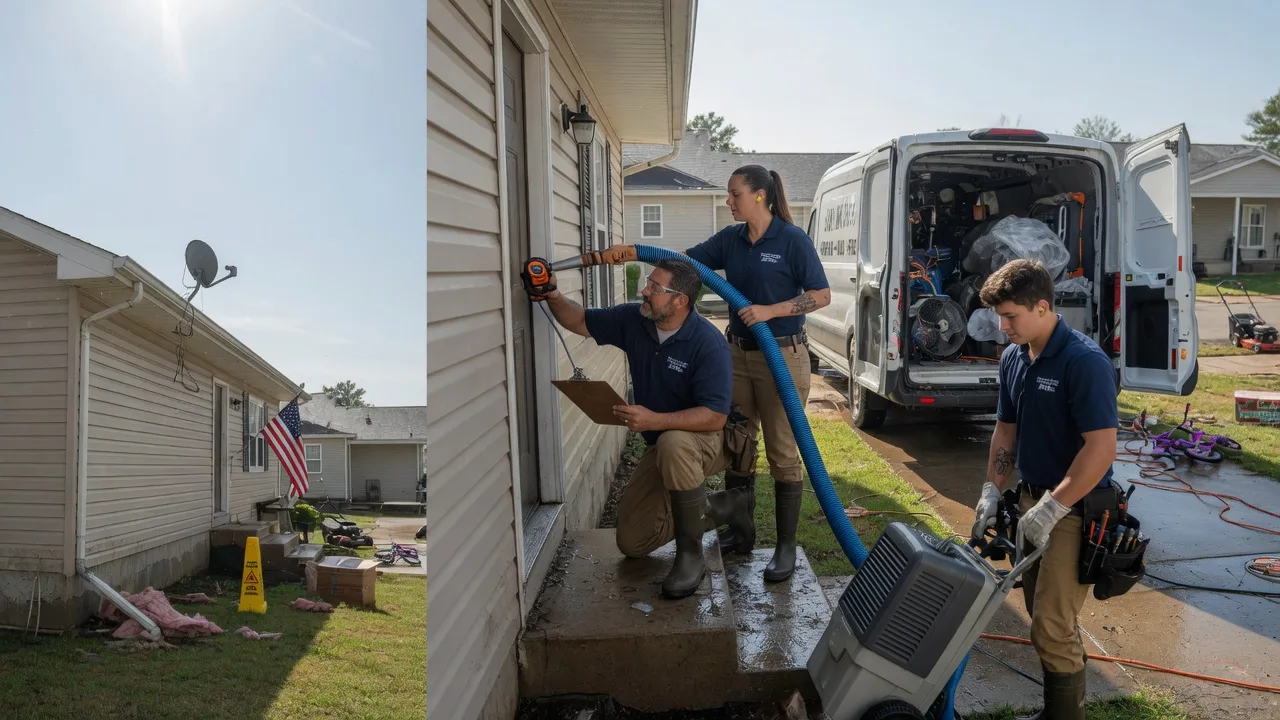 Ceiling Water Damage Restoration in Howard, OH near me